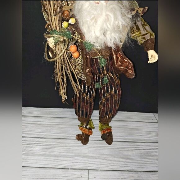 Christmas Holiday Vintage Autumn Fall Fairy Elf Decorative Doll Figure - Picture 4 of 11